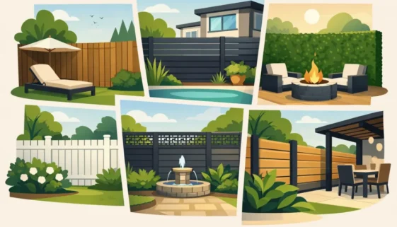 10 Best Backyard Privacy Fence Styles for Homes
