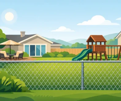 Chain Link Fence for Backyard Homes