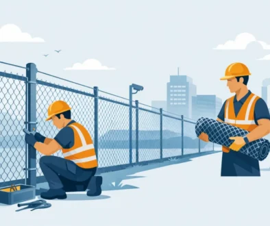Commercial Chain Link Fence Installation