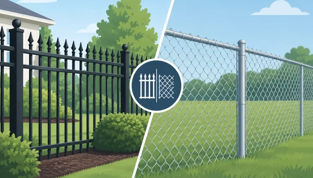 Ornamental Fence vs Chain Link: Which Fits?